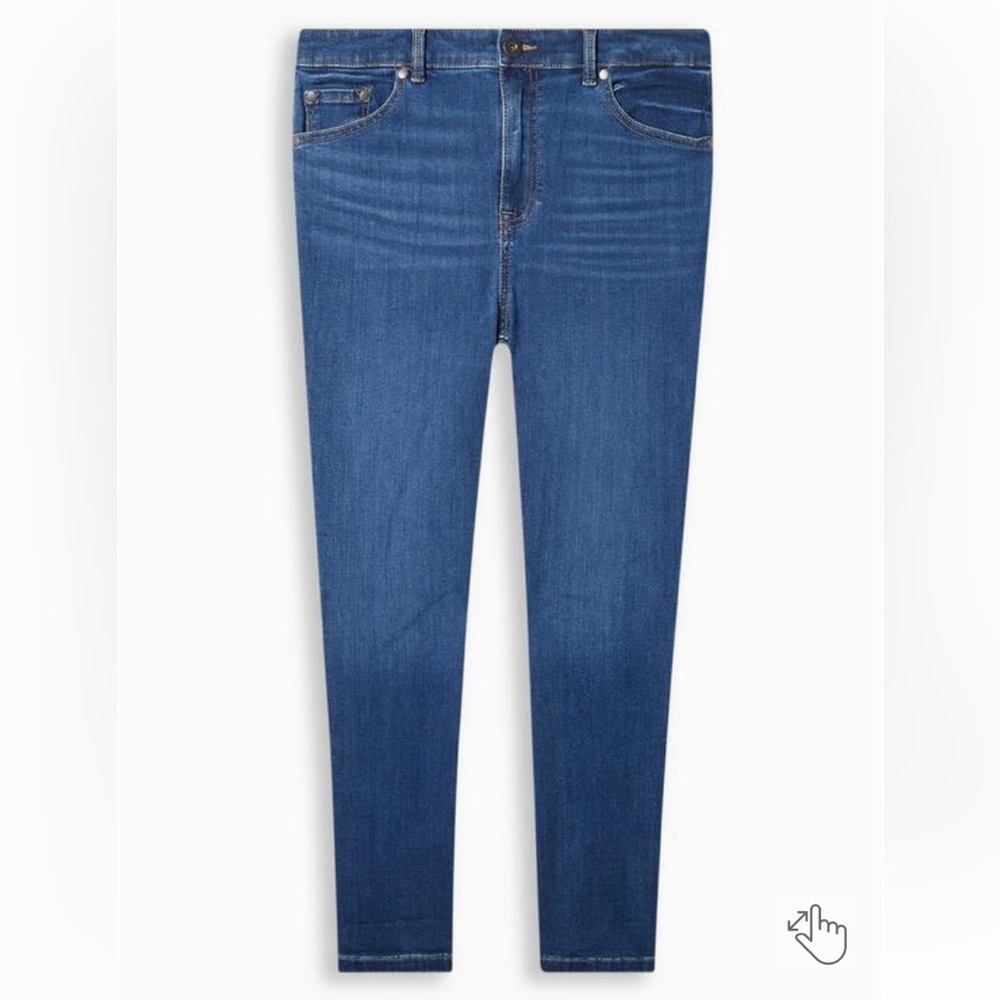 Torrid Crop MidFit Skinny Super Soft Mid-Rise Jean Size 22 NWT - Picture 3 of 3